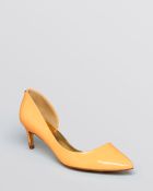 Ted Baker Pointed Toe Dorsay Pumps Zenadia - Lyst
