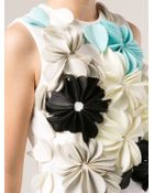 3.1 Phillip Lim 3D Flowers Top - Lyst