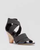 Steven By Steve Madden Open Toe Sandals - Camelya Block Heel - Lyst