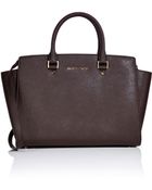 MICHAEL Michael Kors Leather Large Selma Tote - Lyst