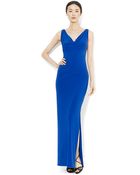 Lauren by Ralph Lauren Embellished Cowlneck Dress - Lyst