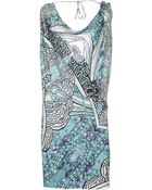 Roberto Cavalli Short Dress - Lyst