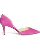 Jimmy Choo Mariella Suede Dorsay Pumps - Lyst