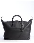 Gucci Black Grained Leather Carry On Bag - Lyst
