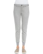 Vince Heathered Knit Jogging Pants - Lyst