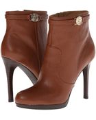 Armani Jeans Classic Leather Bootie - Lyst