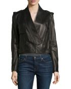 Alexander Wang Shawl-Collar Leather Motorcycle Jacket - Lyst