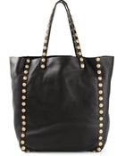 Valentino Studded Tote - Lyst