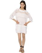 Etoile Isabel Marant Cotton Voile & Crochet Dress - Lyst