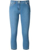 Kenzo Cropped Jeans - Lyst