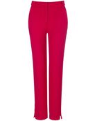 Etienne Deroeux Pink Wool Tailored Trousers - Lyst