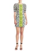 Peter Pilotto Printed Raglansleeve Dress - Lyst