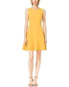 Michael Kors Wool-Crepe Dress - Lyst