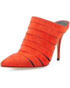 Alexander Wang Britt Suede Strappy Mule Bootie - Lyst