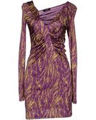 Versace Jeans Couture Short Dress - Lyst
