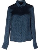 Jil Sander Navy Long Sleeve Shirt - Lyst