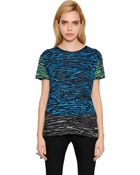 Proenza Schouler Printed Tissue Cotton Jersey T-Shirt - Lyst