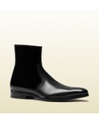 Gucci Leather Boot - Lyst