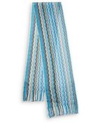 Missoni Multicolor Wave Knit Scarf - Lyst