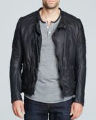 Scotch & Soda Leather Jacket - Lyst