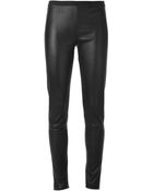 Rick Owens Leather Leggings - Lyst