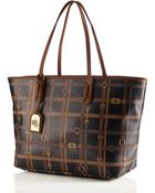 Lauren Ralph Lauren Equestrian Leather Gallaway Tote - Lyst