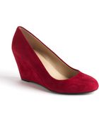 Via Spiga Farley Suede Wedges - Lyst