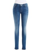7 For All Mankind Skinny Jeans - Lyst