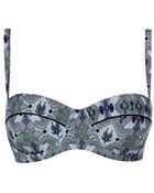 Tory Burch Laguna Underwired Bandeau Bikini Top - Lyst