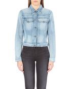 Citizens Of Humanity Distressed Denim Jacket - Lyst