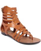 Enzo Angiolini Makayla Caged Gladiator Sandals - Lyst