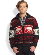 Polo Ralph Lauren Cowichan Full-zip Cardigan - Lyst