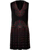 Anna Sui Studded Shift Dress - Lyst