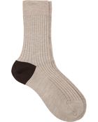 Maria La Rosa Two-Tone Socks - Lyst