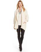 Polo Ralph Lauren Aran-Knit Wool-Blend Cardigan - Lyst