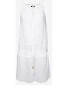 Vix Ninfa Embroidery Caftan: White - Lyst
