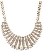 Givenchy White Glass Pearl Frontal Necklace - Lyst