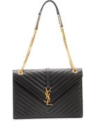 Saint Laurent Monogramme Matelasse Shoulder Bag - Lyst