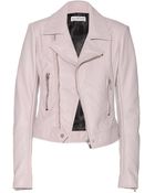 Balenciaga Leather Biker Jacket - Lyst