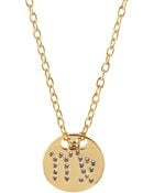 Gorjana Astrology Shimmer Disc Necklace - Lyst