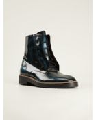 maison margiela lace up boots