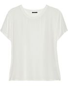 Theory Silk Crepe De Chine Top - Lyst