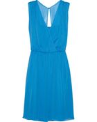 Alice + Olivia Savannah Chiffon Mini Dress - Lyst
