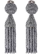 Oscar de la Renta Classic Short Tassel Earring - Lyst