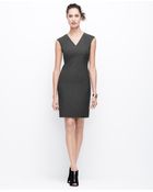 Ann Taylor All-Season Stretch Cap Sleeve Dress - Lyst
