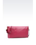 Emporio Armani Shoulder Bag In Printed Calfskin - Lyst