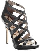 Sam Edelman Erin Strappy Stilettos - Lyst