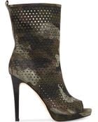 BCBGeneration Gretchen Perforated Booties - Lyst