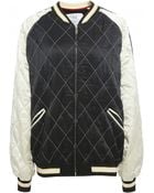 McQ by Alexander McQueen Quilted Bomber Jacket - Lyst