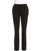 Ivanka Trump Hardware Accented Skinny Pants - Lyst